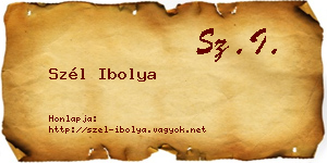 Szél Ibolya névjegykártya